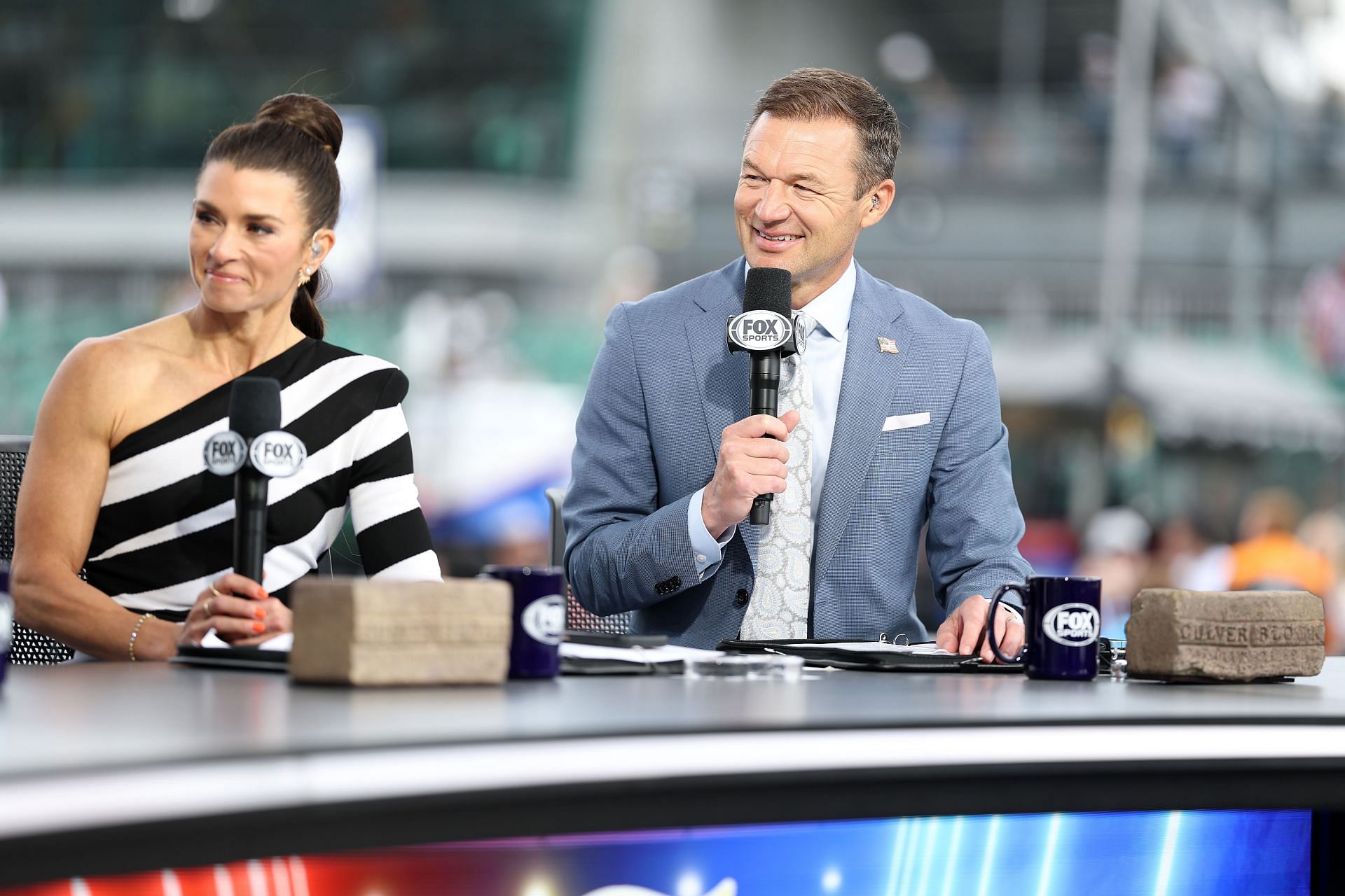 Danica Patrick with Townsend Bell at the 109th Running Of The Indianapolis 500 - Source: Getty